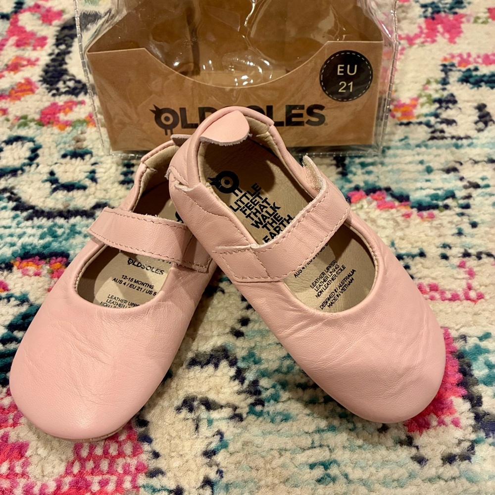 OLD SOLES Pink Shoes, Toddlers Size 21/5.5